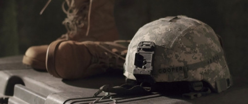 helmet and boots